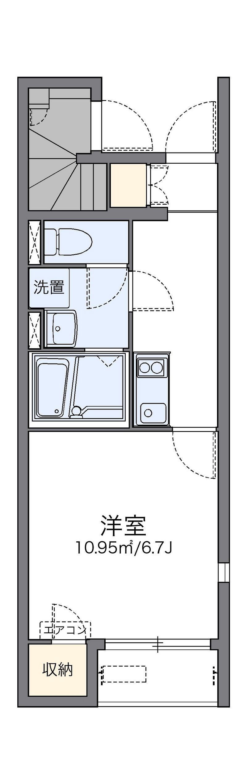 レオネクストパテール原町 間取図