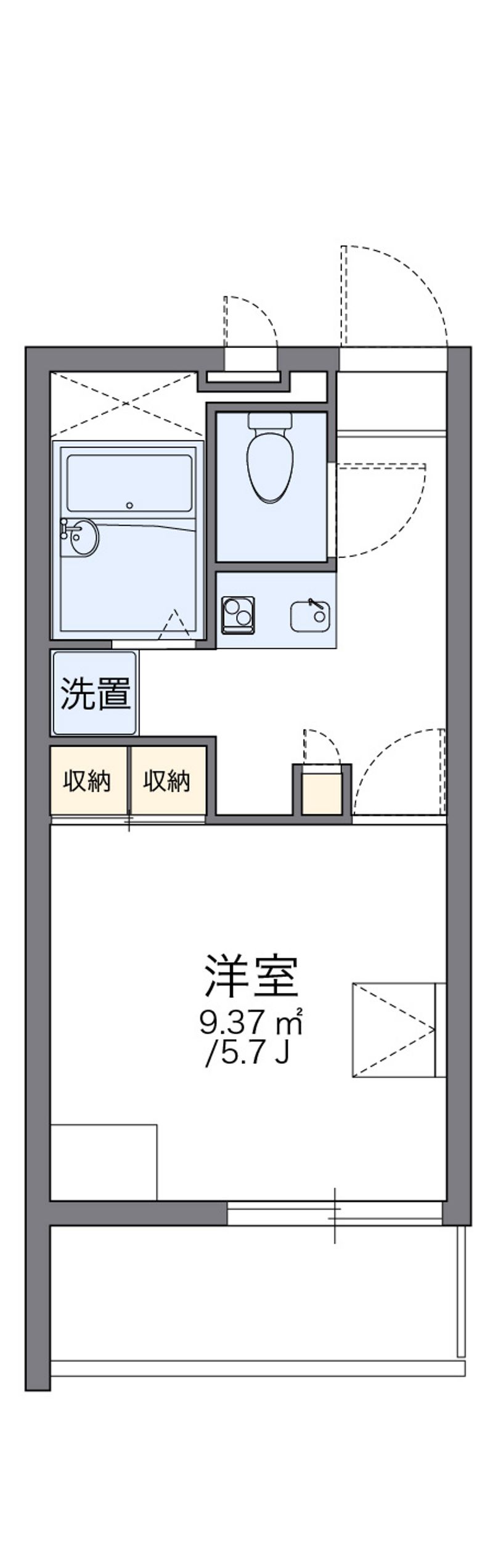 レオパレスエリアクエスト 間取図