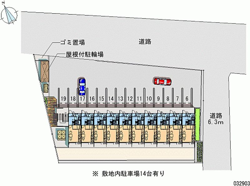 レオパレスさくら館 月極駐車場