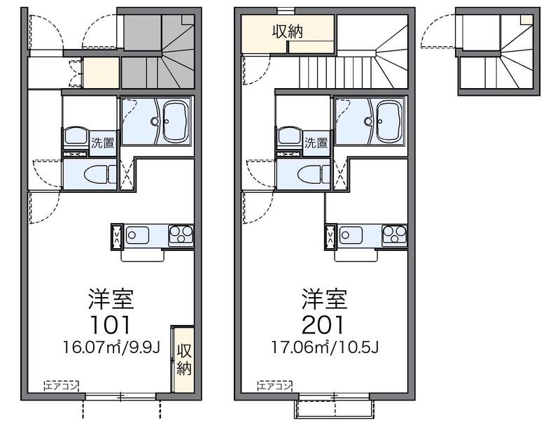 レオネクストテリエⅡ 間取図