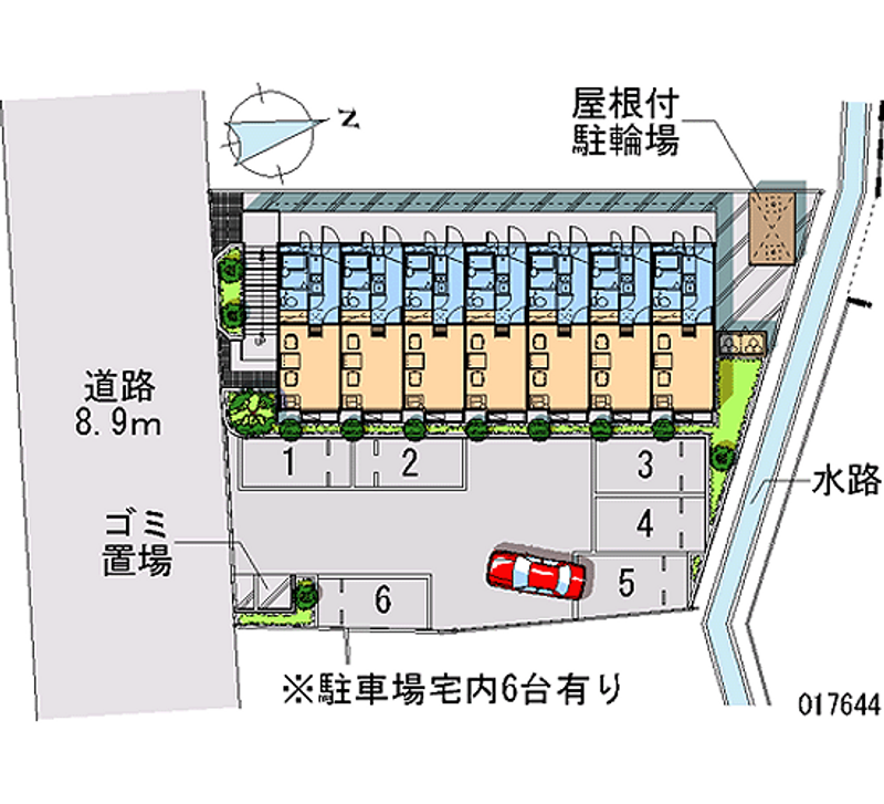 レオパレスリバーハイム三郷 月極駐車場