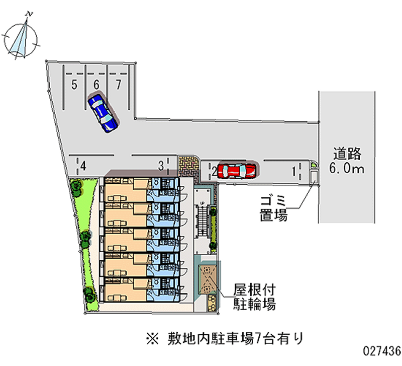 レオパレスオレンジ　ジェリィ 月極駐車場