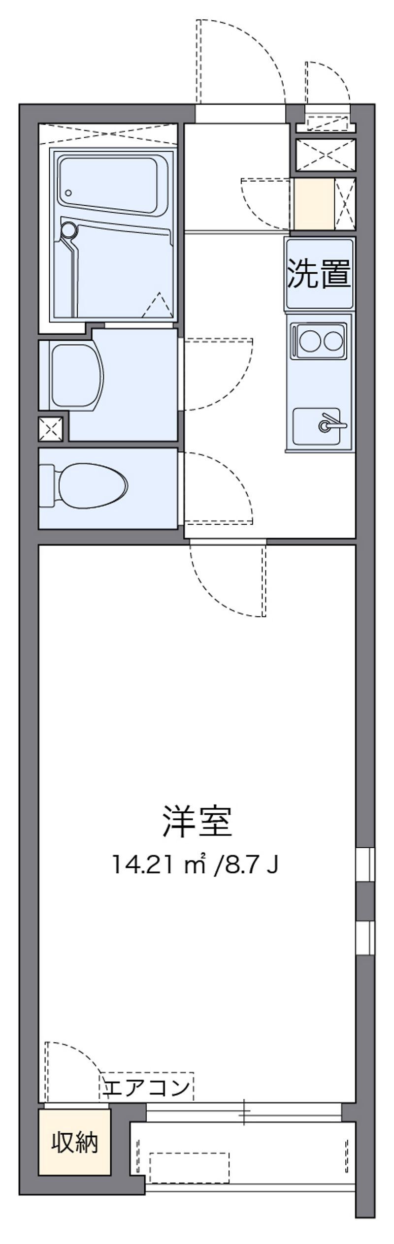 クレイノもみの木 間取図