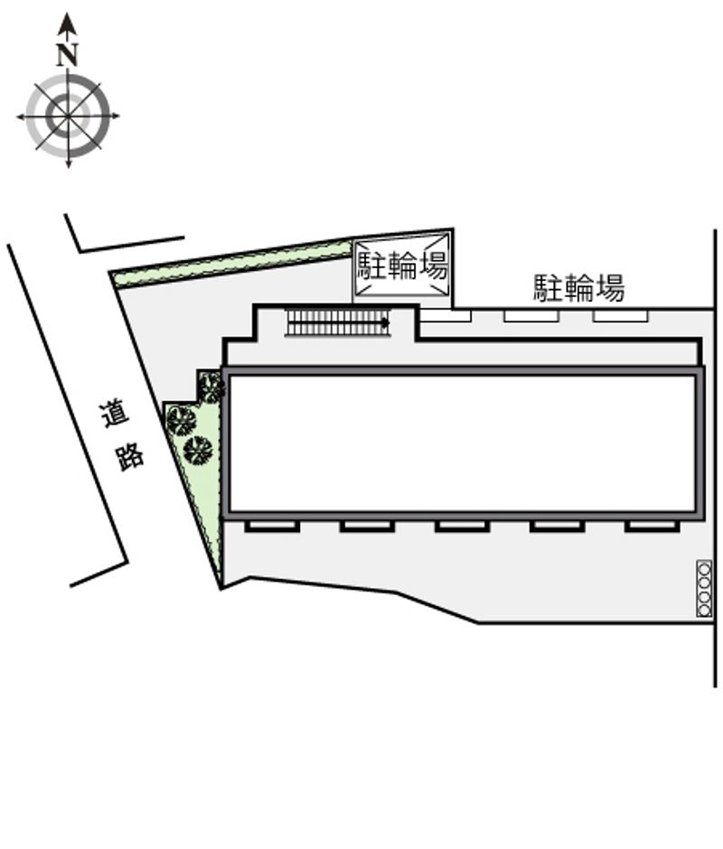 レオパレス東山 配置図
