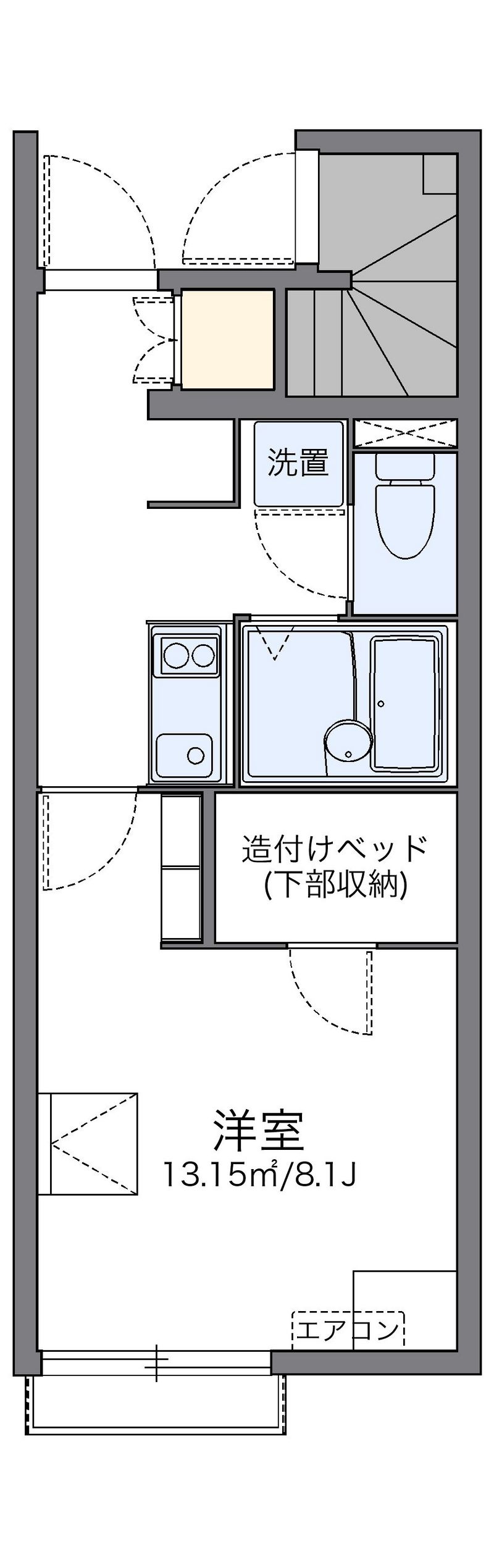 レオネクストチャンティック西脇 間取図
