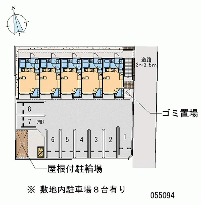 レオネクスト陽菜ハイツⅡ 月極駐車場