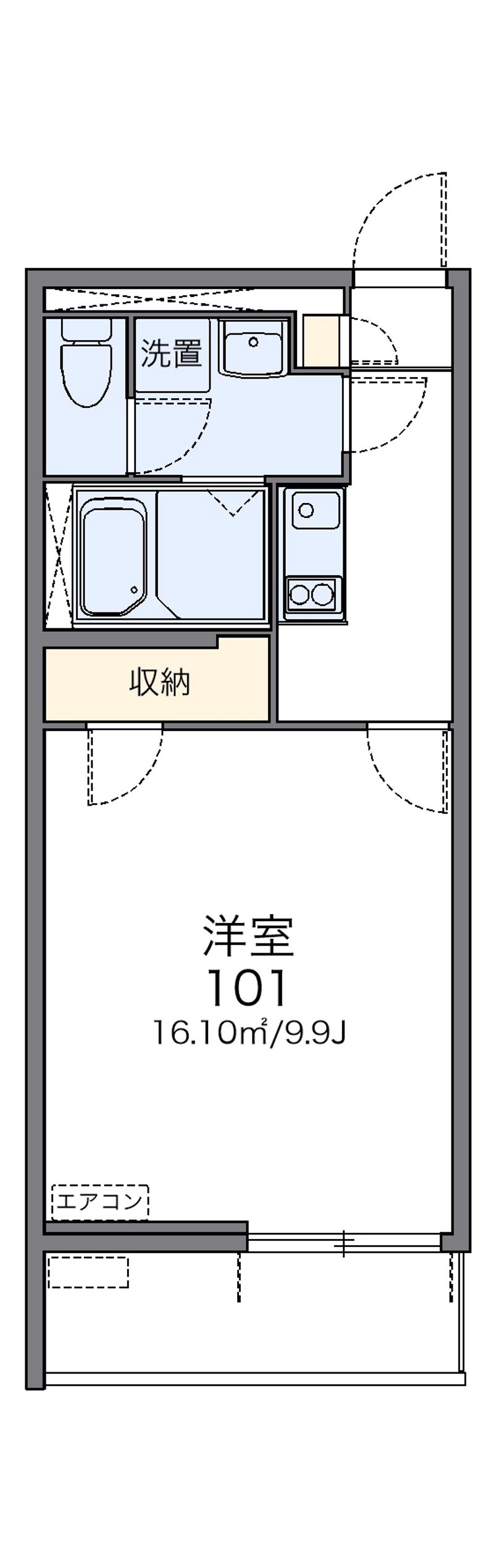 レオネクスト菜の花 間取図