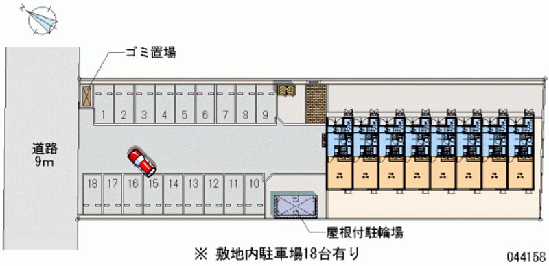 レオネクスト咲 月極駐車場