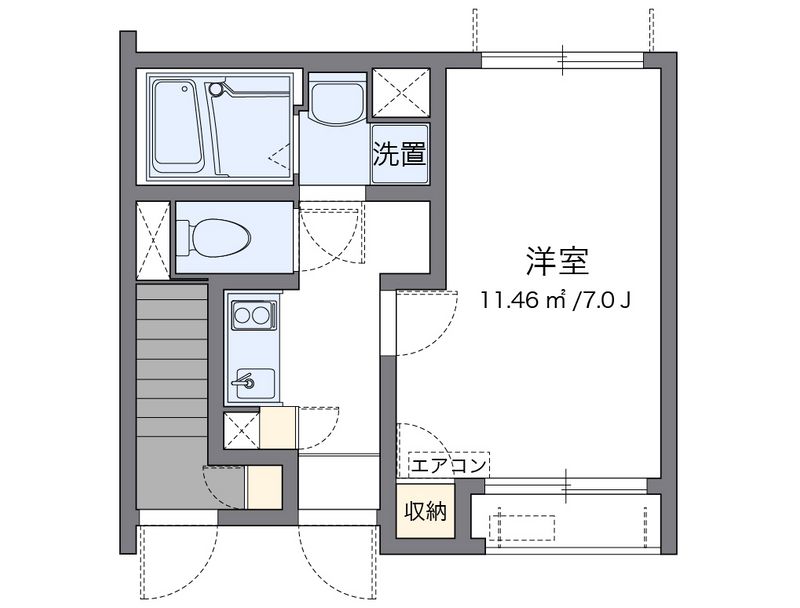 クレイノ鴛鴨 間取り