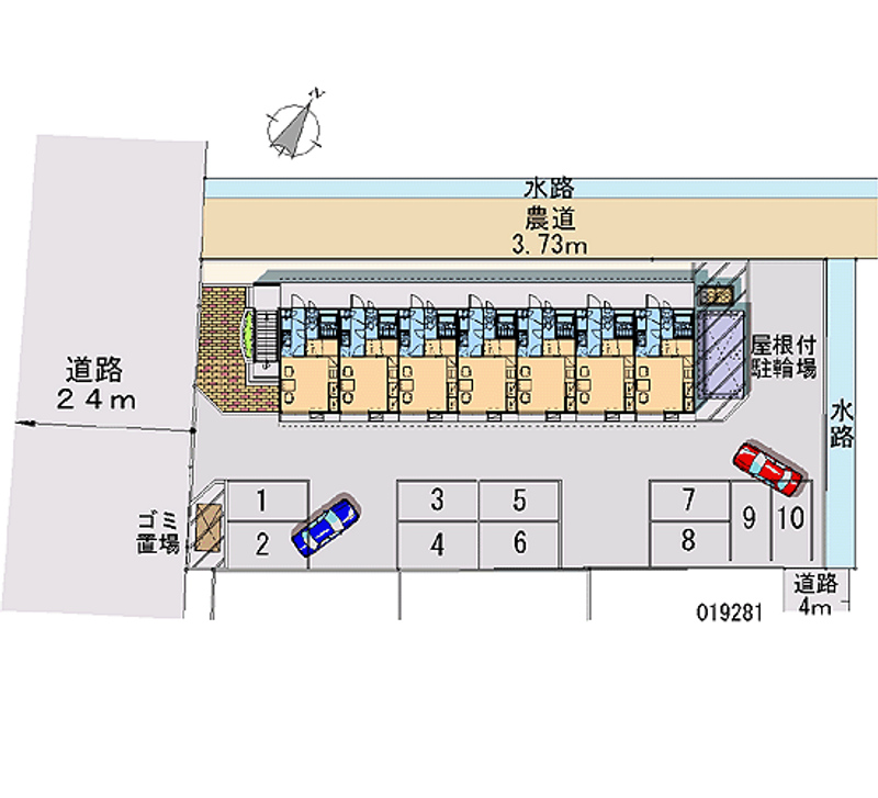 レオパレス飯島 月極駐車場