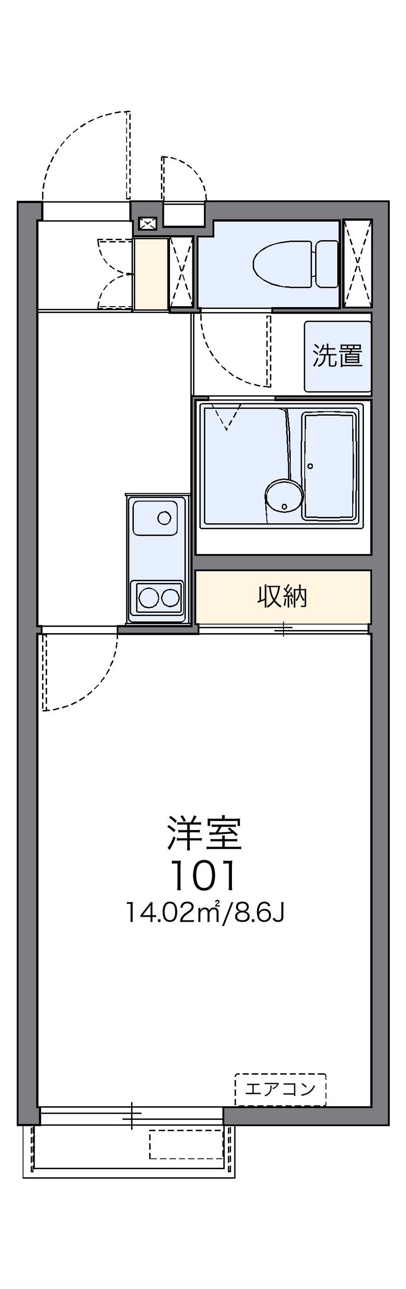 レオネクストグライス 間取図