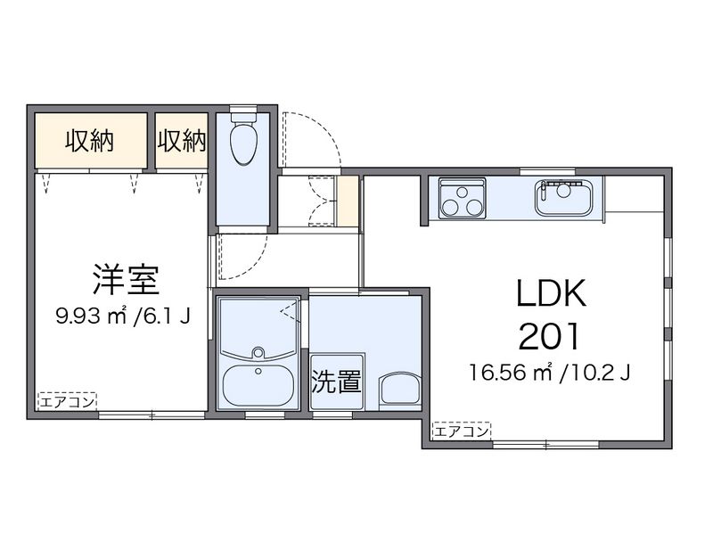 レオパレスＭＴテラス 間取り