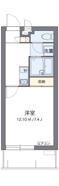 クレイノヒルサイド松尾Ⅲ 間取り図