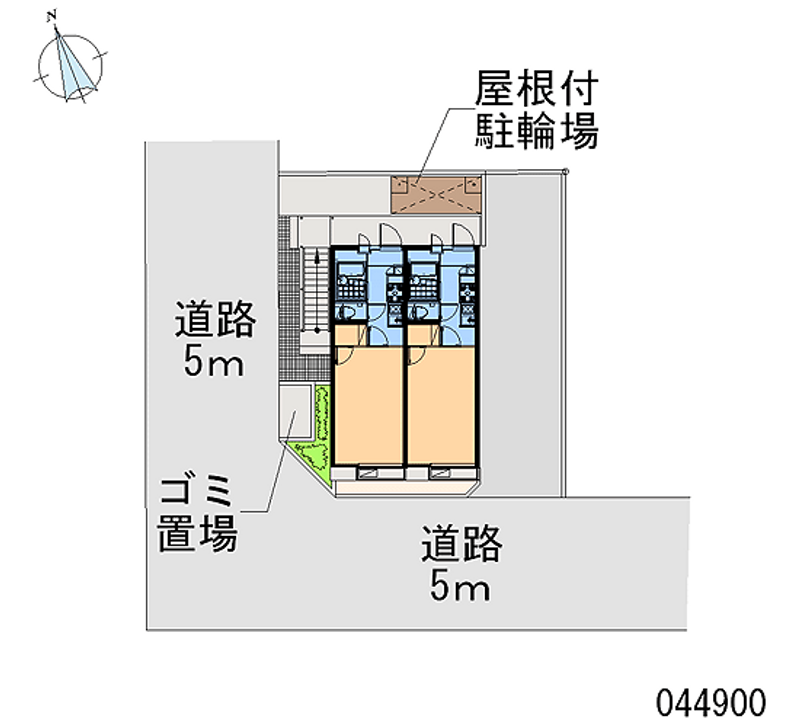 レオパレスシセル　ワン 区画図