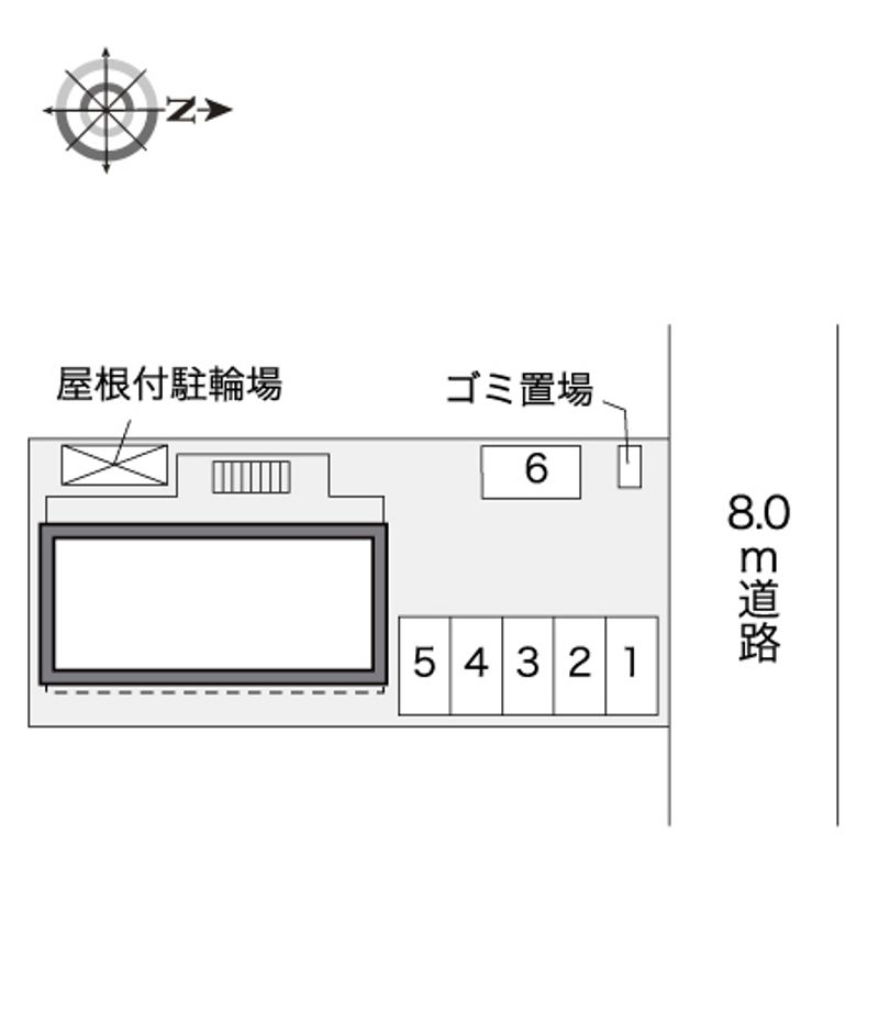 レオパレスフォレット 配置図