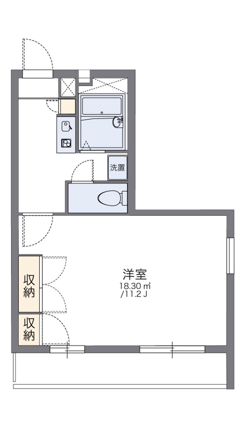 レオパレスパストラル 間取り