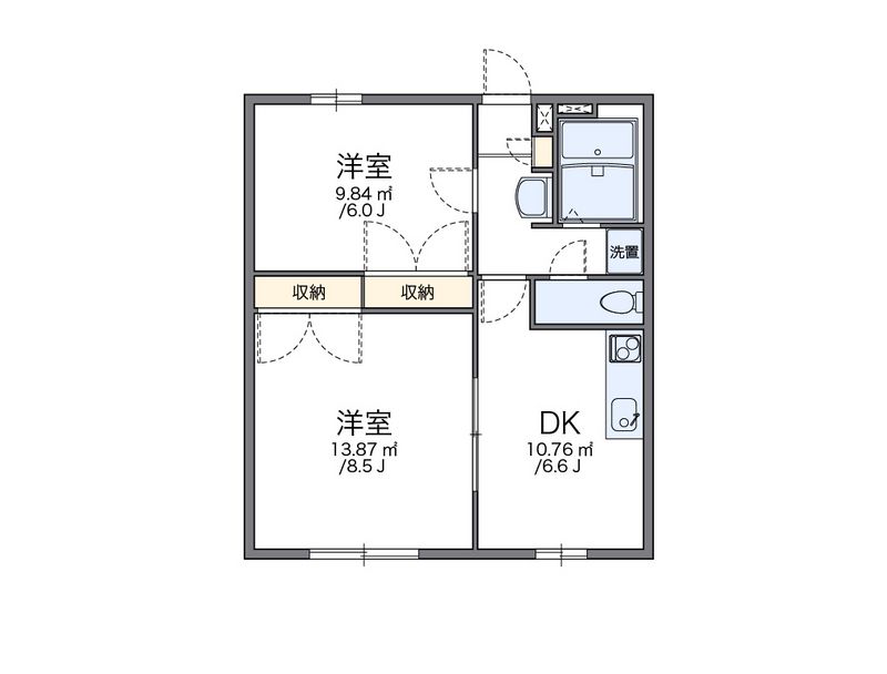 レオパレス池田Ｓ・Ｙ 間取図