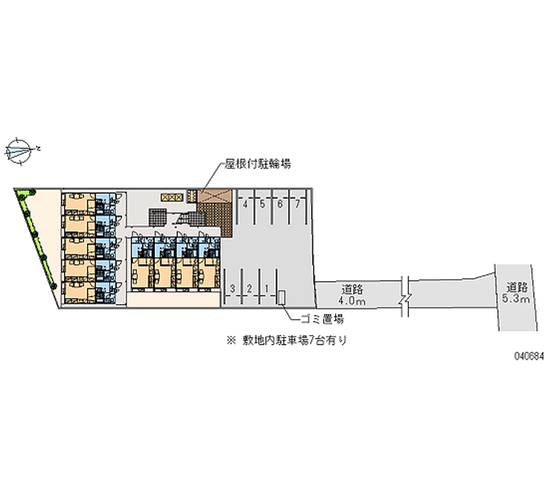 レオパレスルピナス高柳東町 月極駐車場