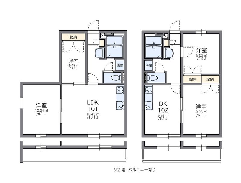 レオパレスＴ４ＳＨＩＮＥ 間取図