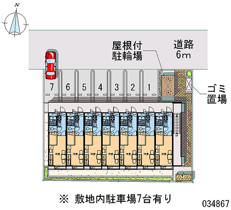 レオパレスシュベリュール蘇我 月極駐車場