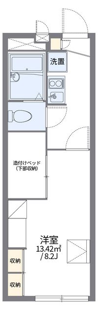 レオパレス金岡東町 間取り図