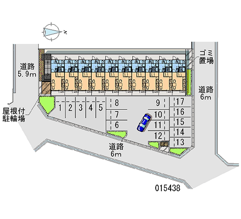 レオパレス土佐町 月極駐車場