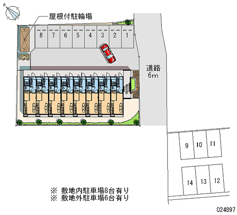 24897 Monthly parking lot