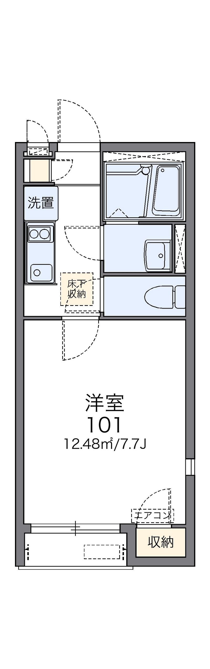 レオネクストハウス殿町 間取図