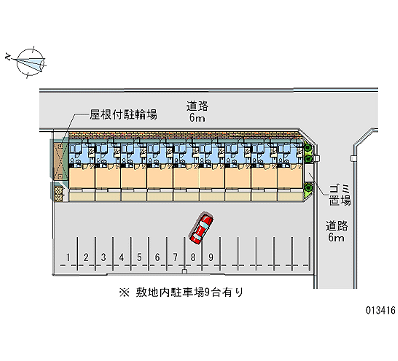 レオパレスワカミヤ６０ 月極駐車場