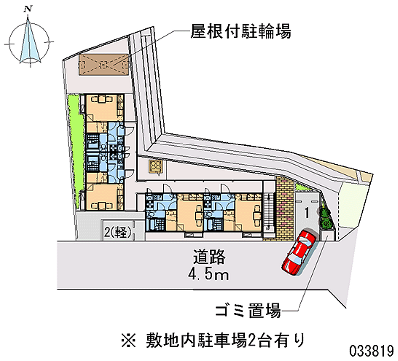 レオパレス第６鈴木ビル 月極駐車場