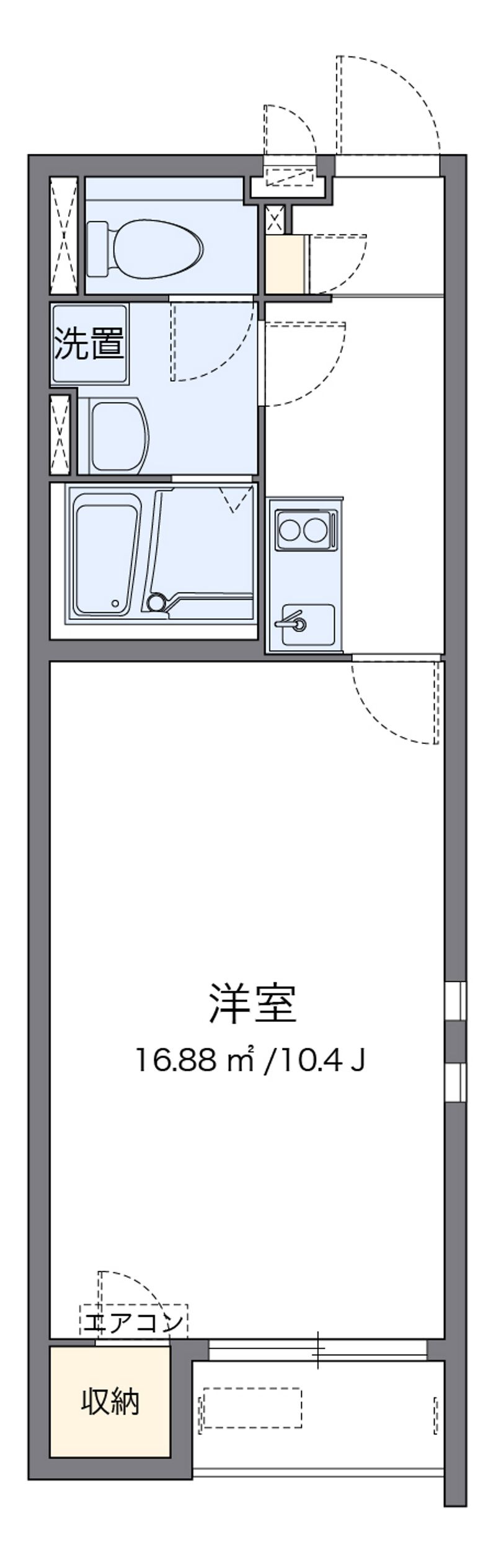 クレイノグランドゥール備前 間取図