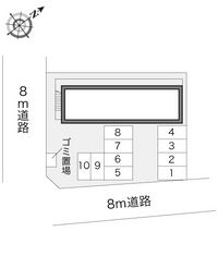 レオパレスＹＡＭＡＫＯⅢ 配置図