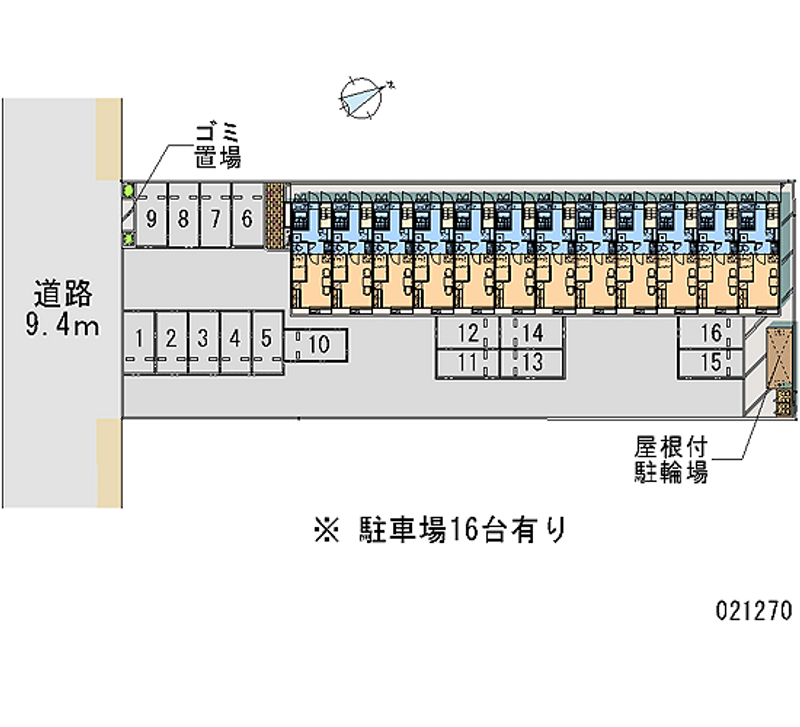 21270月租停车场