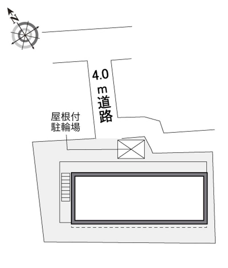 レオパレスシャトル　Ｋ 配置図