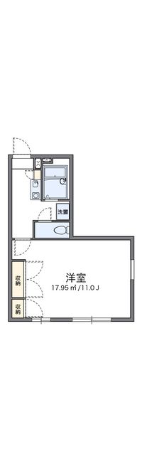 レオパレスサンガ 間取り図