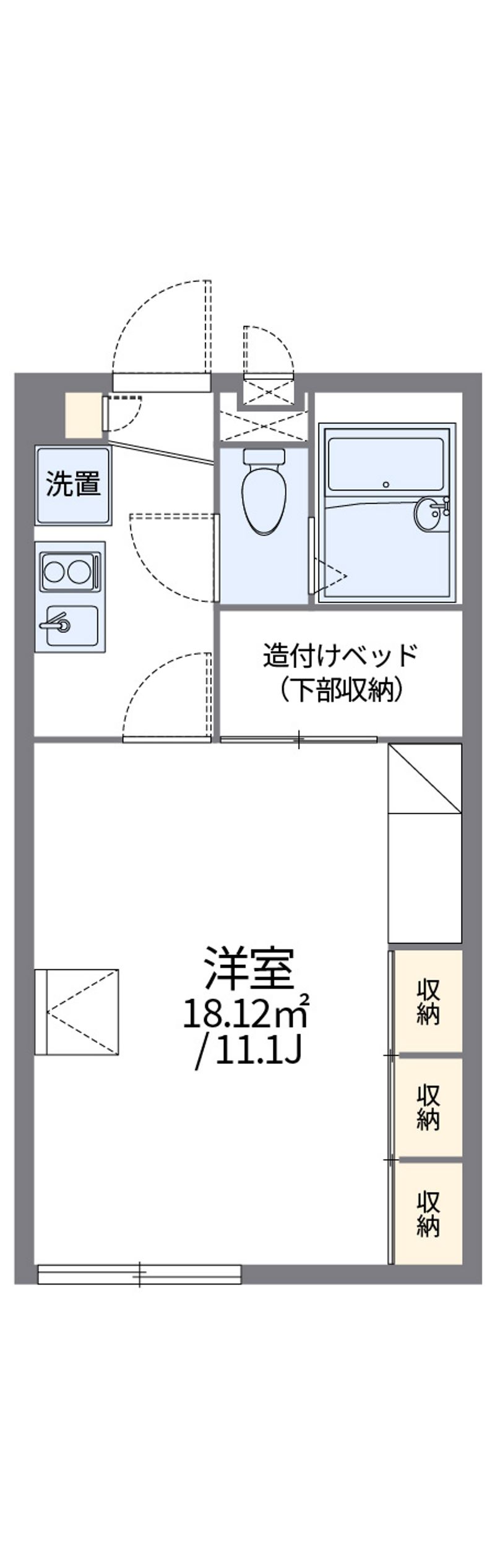 レオパレスＭｅｒｃｕｒｙ 間取図