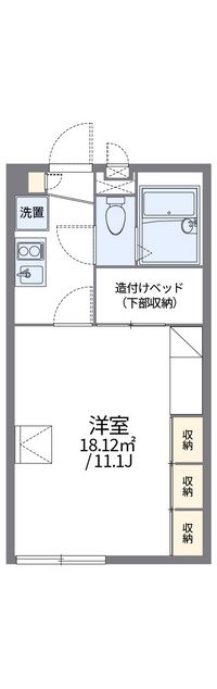 レオパレスＭｅｒｃｕｒｙ 間取り図