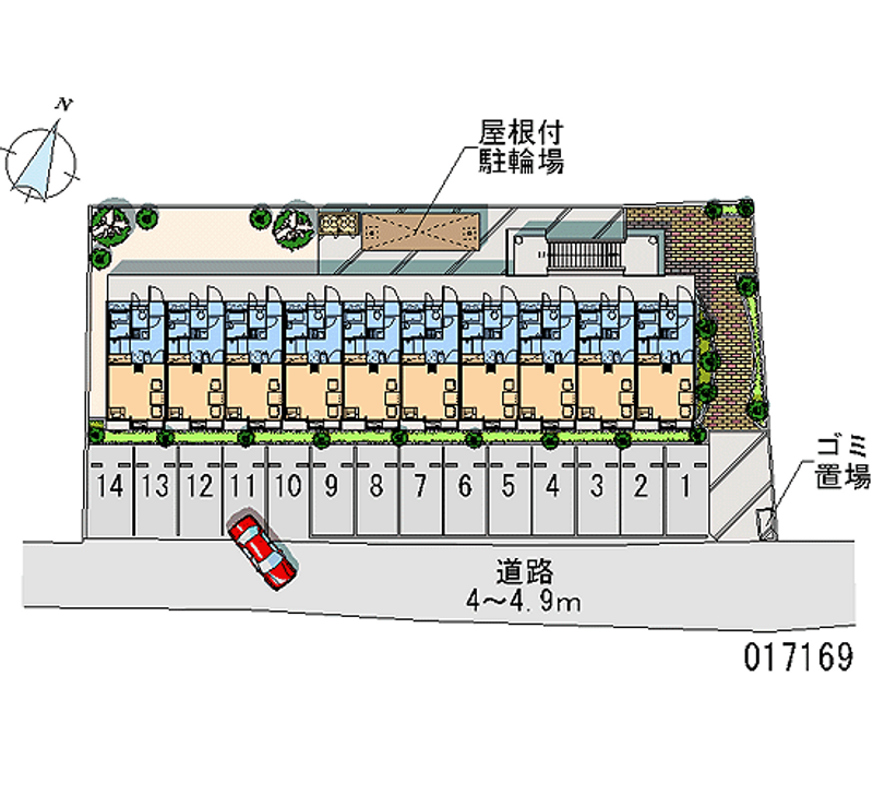 17169月租停车场