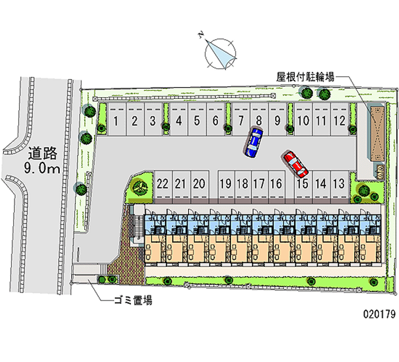 20179 Monthly parking lot