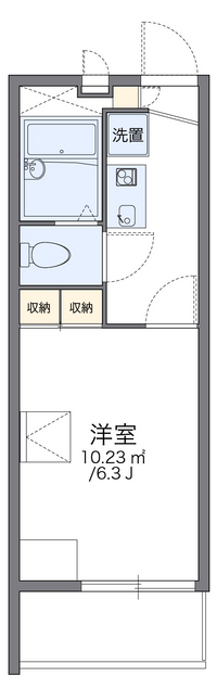 レオパレスリトル　ベル 間取り図