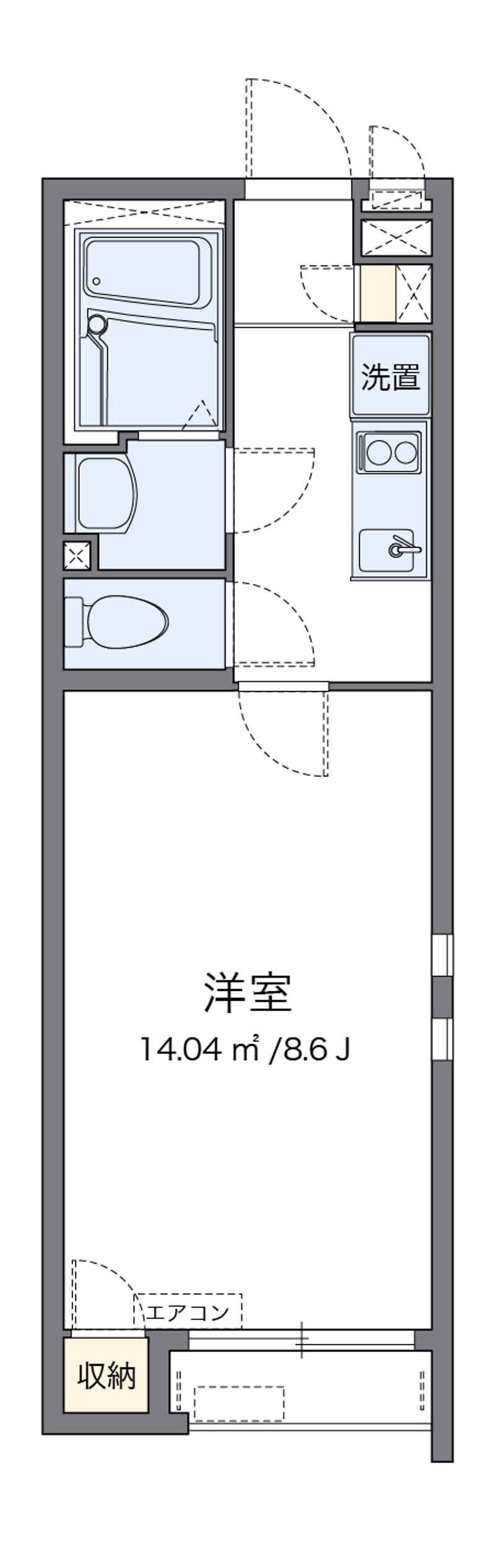 クレイノＲＹＵＴＡ 間取り