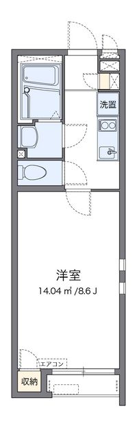 クレイノＲＹＵＴＡ 間取り図