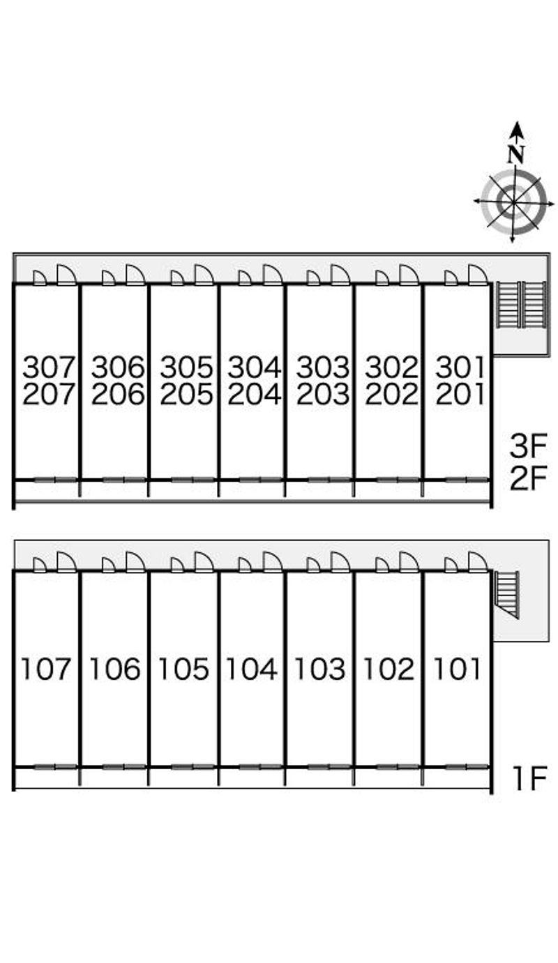 レオパレスＨＡＬ 間取配置図