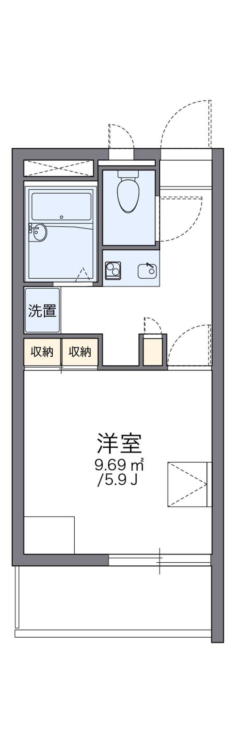 レオパレスリオ 間取り