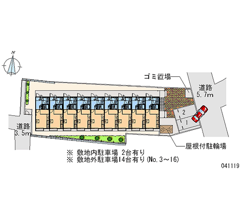 41119月租停車場