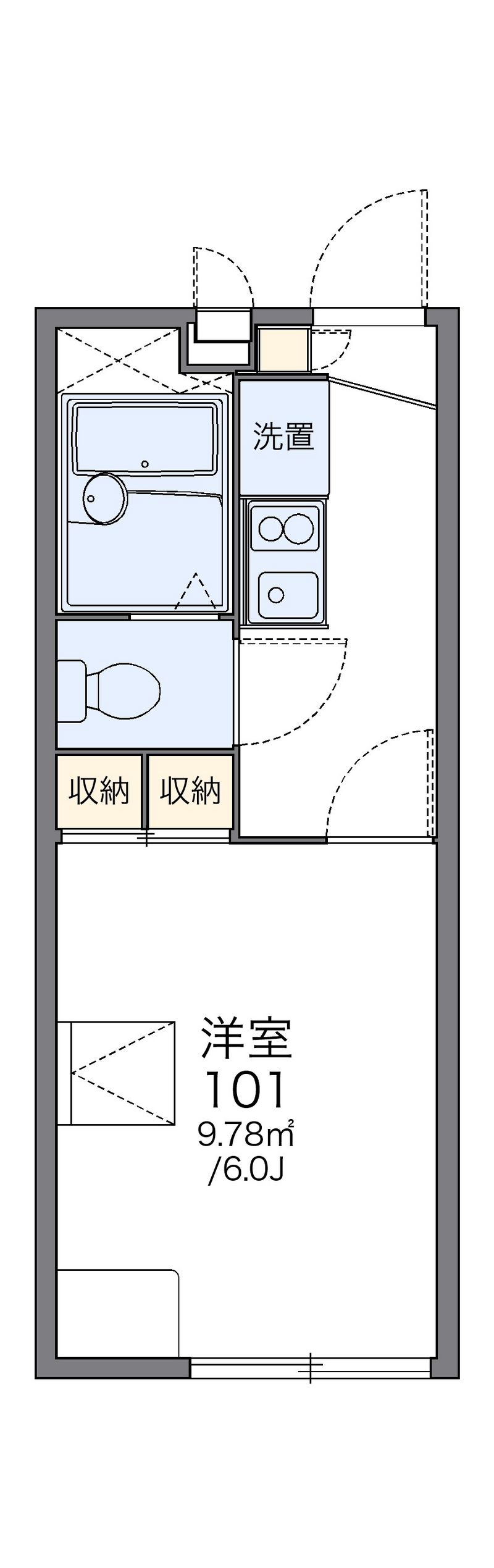 レオパレスＳＡＳＡ 間取図