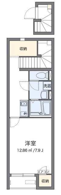 クレイノＭ 間取り図