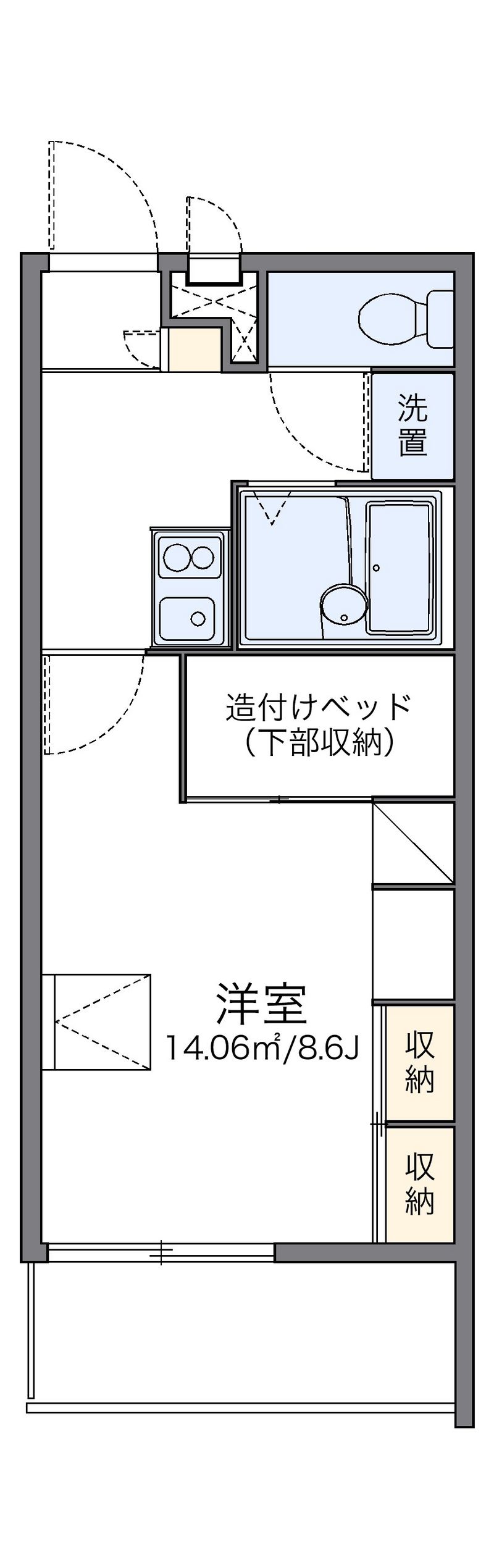 leopalace Raicho Floor plan