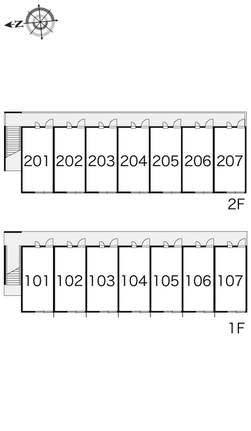 レオパレスサニーコート 間取り配置図