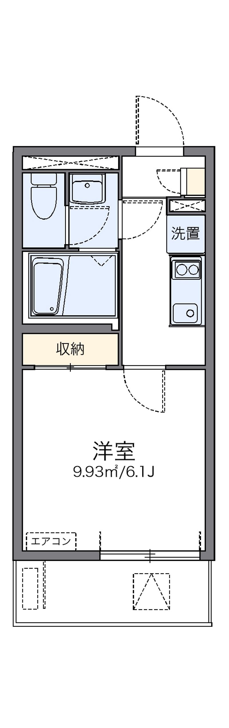 レオネクストＮＩＳＨＩＧＡＩⅢ 間取図